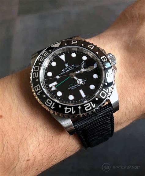 rubber strap for rolex gmt master ii|Rolex GMT Master 2 price.